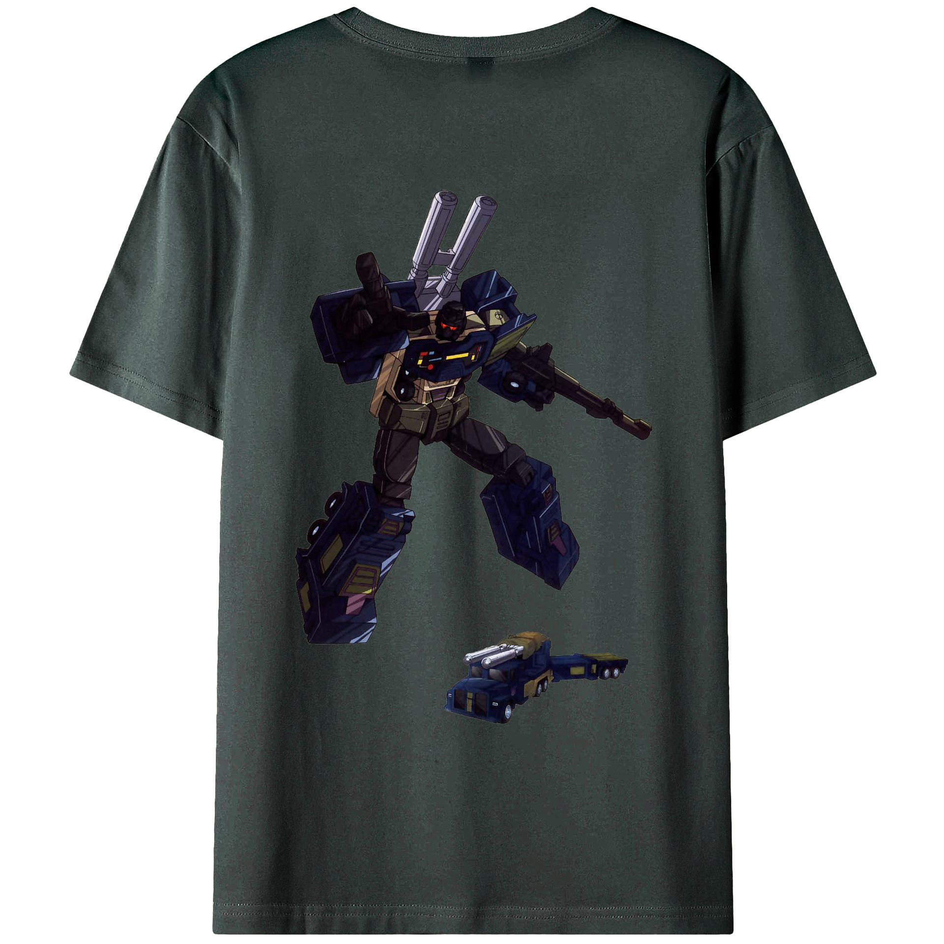 （画像用）  綿100％ メンズ半袖Tシャツ（バックプリント） 通気性